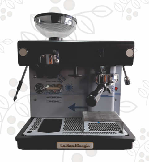 Máquina de Café Express/Capuchinera Bar 1 Grupo Semi Automática con molino incorporado