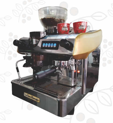 Máquina de Café Express/Capuchinera La San Giorgio Maxi 1 Grupo Automática con molino incorporado