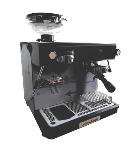 Máquina de Café Express/Capuchinera Bar 1 Grupo Semi Automática con molino incorporado