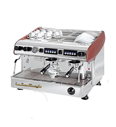Máquina de Café Express/Capuchinera La SanGiorgio Maxi dos Grupos Automática
