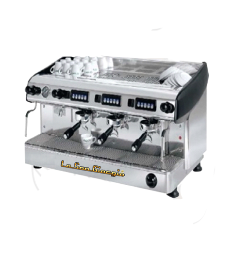 Máquina de Café Express/Capuchinera La SanGiorgio Maxi tres Grupos Automática